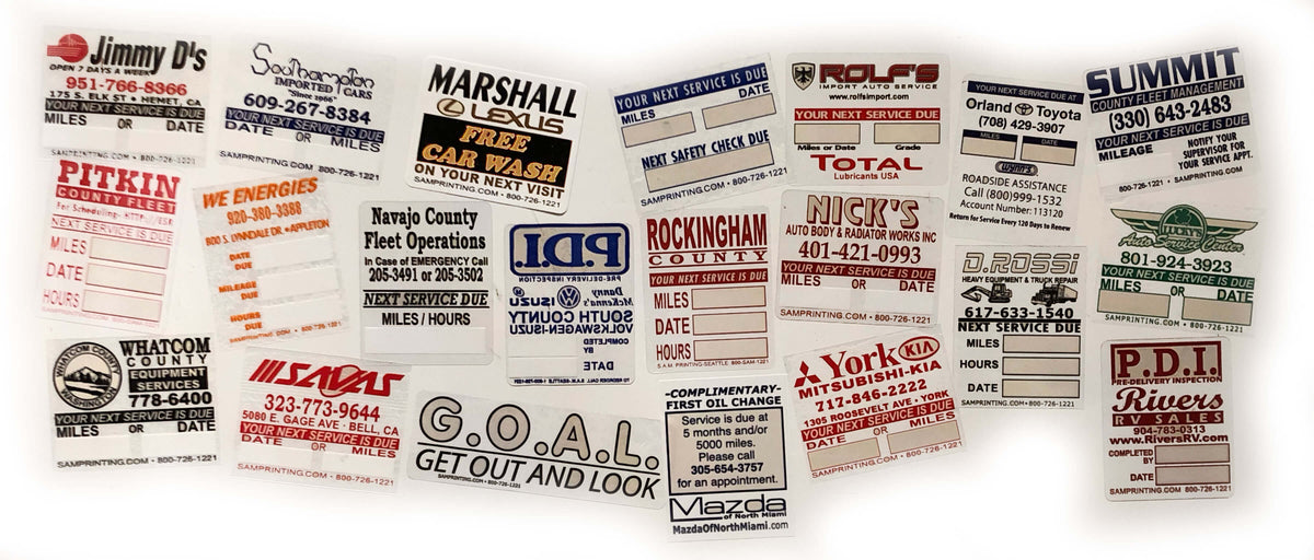 Customized Vehicle Window Stickers SAMprinting